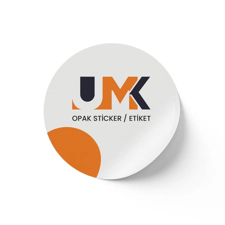 Sticker & Etiket ürün örneği